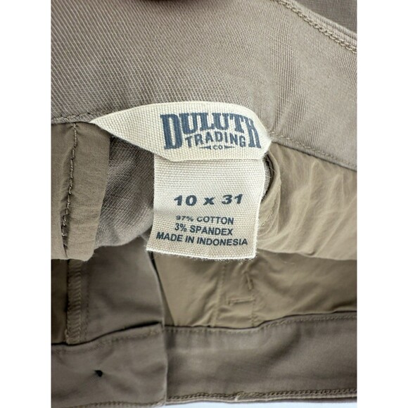 Duluth Trading Women's 10 x 31 Work Hiking Tan Pants 34" x 31" EUC - Picture 8 of 10